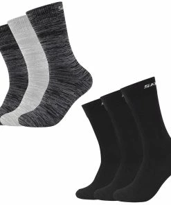Skechers Mens Mesh Ventilation Training Basic Socks Pack Of 3