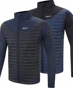 Ben Hogan Golf Mens Performance Full Zip Padded Quilted Golf Jacket