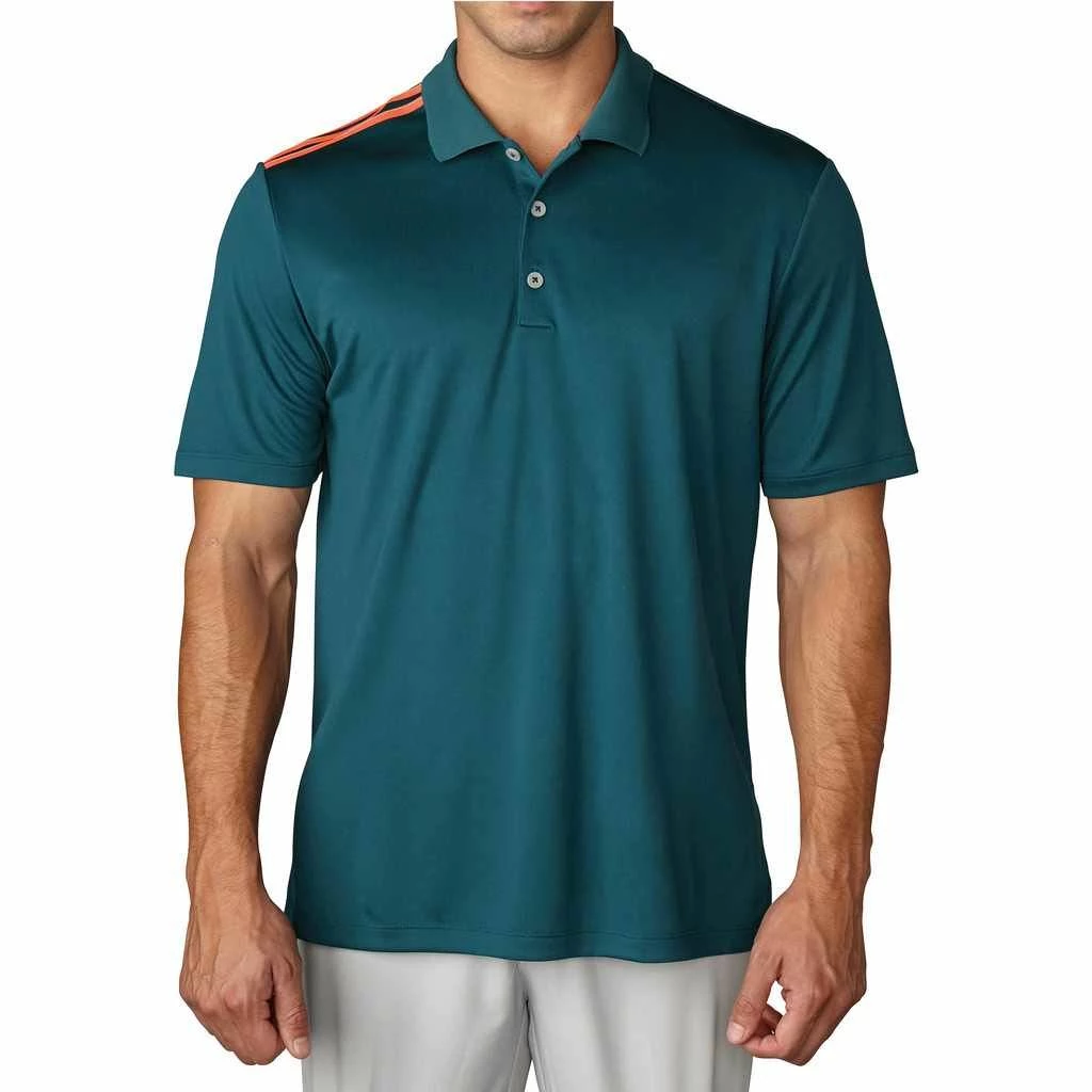 ADIDAS Climacool® 3-Stripes Shoulder Lightweight Mens Golf Polo Shirt 10 ADIDAS Climacool® 3-Stripes Shoulder Lightweight Mens Golf Polo Shirt - Image 8