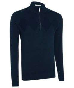 Ashworth Chest Diamond Texture 1/4 Zip Thermal Lined Wind Sweater Mens Golf Pullover -Clubheads Sales Store 098da747 5730 448b 83d5 0001ee4b17f9