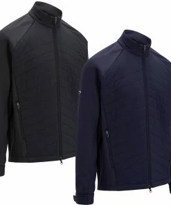 Callaway Golf Mens Primaloft Quilted Insulated Water Resistant Golf Jacket