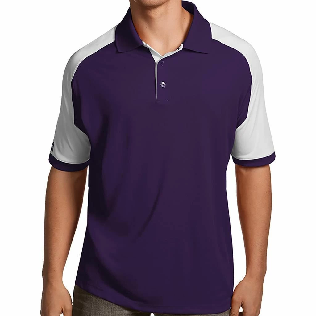 Antigua Essentials Mens Golf Polo Shirt With Color Block Details 10 Antigua Essentials Mens Golf Polo Shirt With Color Block Details - Image 8