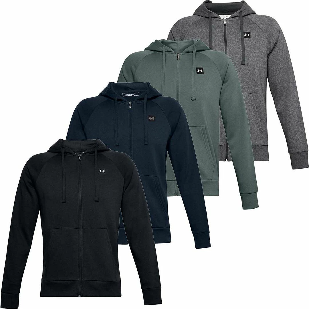 Under Armour Rival Fleece Full Zip Hoodie Mens Sports Fitness Hoody Jumper 3 Under Armour Rival Fleece Full Zip Hoodie Mens Sports Fitness Hoody Jumper