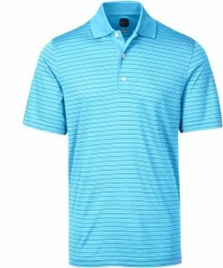 Greg Norman Mens PlayDry® Microlux SS Performance Stripe Golf Polo Shirt -Clubheads Sales Store 112e4034 bbe7 4d6e 8079 9676336ea79c