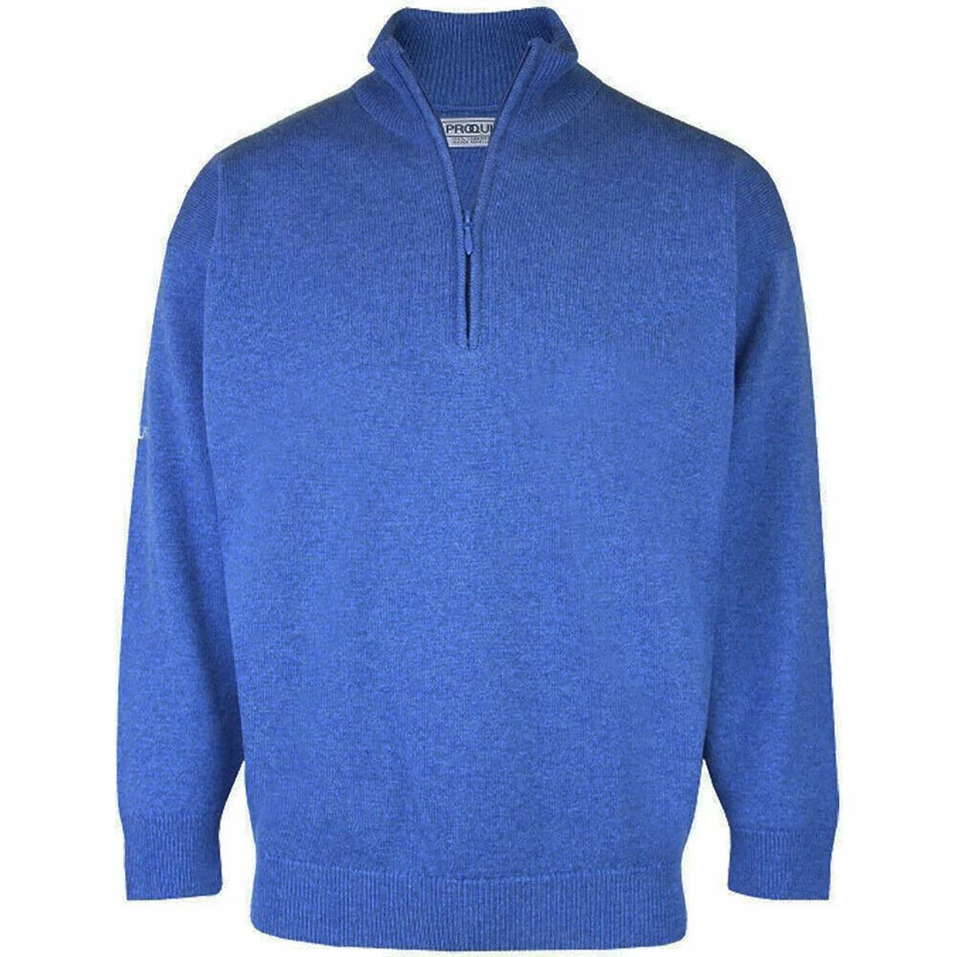 PROQUIP Mens Lambswool Unlined Half Zip Neck Jumper Water Repellent Golf Sweater 18 PROQUIP Mens Lambswool Unlined Half Zip Neck Jumper Water Repellent Golf Sweater - Image 16