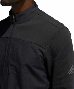 ADIDAS Golf Mens Hybrid COLD.RDY 1/4 Zip Sweatshirt Golf Pullover -Clubheads Sales Store 1788822a 8b41 49f1 ac96 c70f5b7f756c