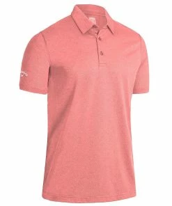 Callaway Golf Mens Heathered Jacquard Opti-Dri Stretch Golf Polo Shirt -Clubheads Sales Store 180654df afea 4d07 9f80 40e7dd73fba8