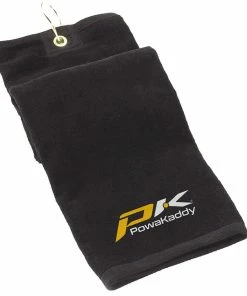 Powakaddy Golf Tri-Fold Deluxe Velour Cotton Golf Towel 44 X 50cm