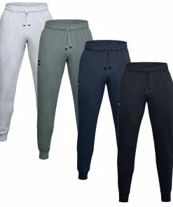 Under Armour Mens UA Rival Fleece Cotton Joggers Training Sweatpants