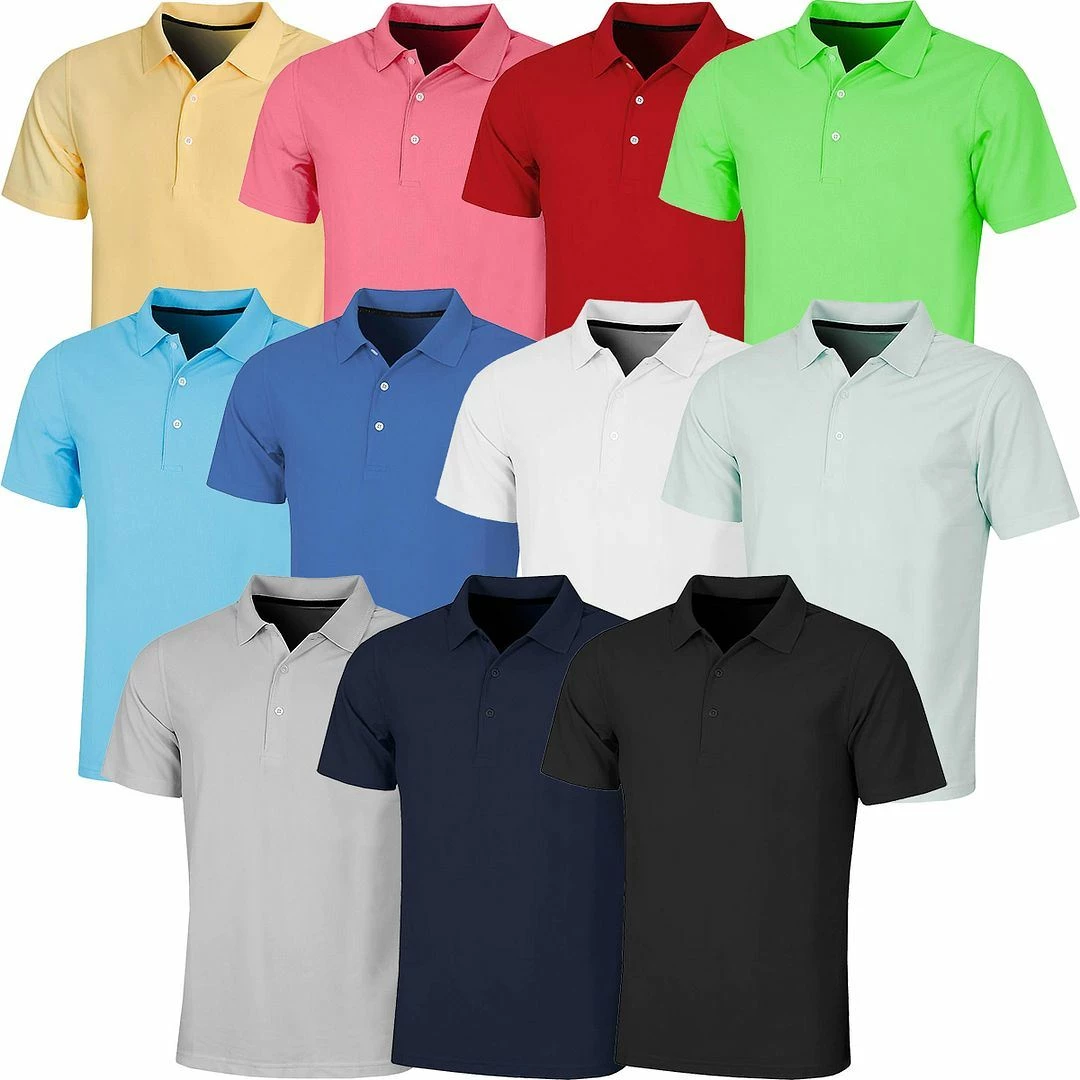 Proquip Golf Mens Pro Tech Plain Polo Stretch UV Protect Golf Polo Shirt 3 Proquip Golf Mens Pro Tech Plain Polo Stretch UV Protect Golf Polo Shirt