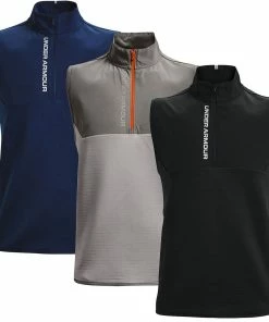 Under Armour Mens UA Storm Daytona 1/2 Zip Sleeveless Insulated Golf Gilet Vest