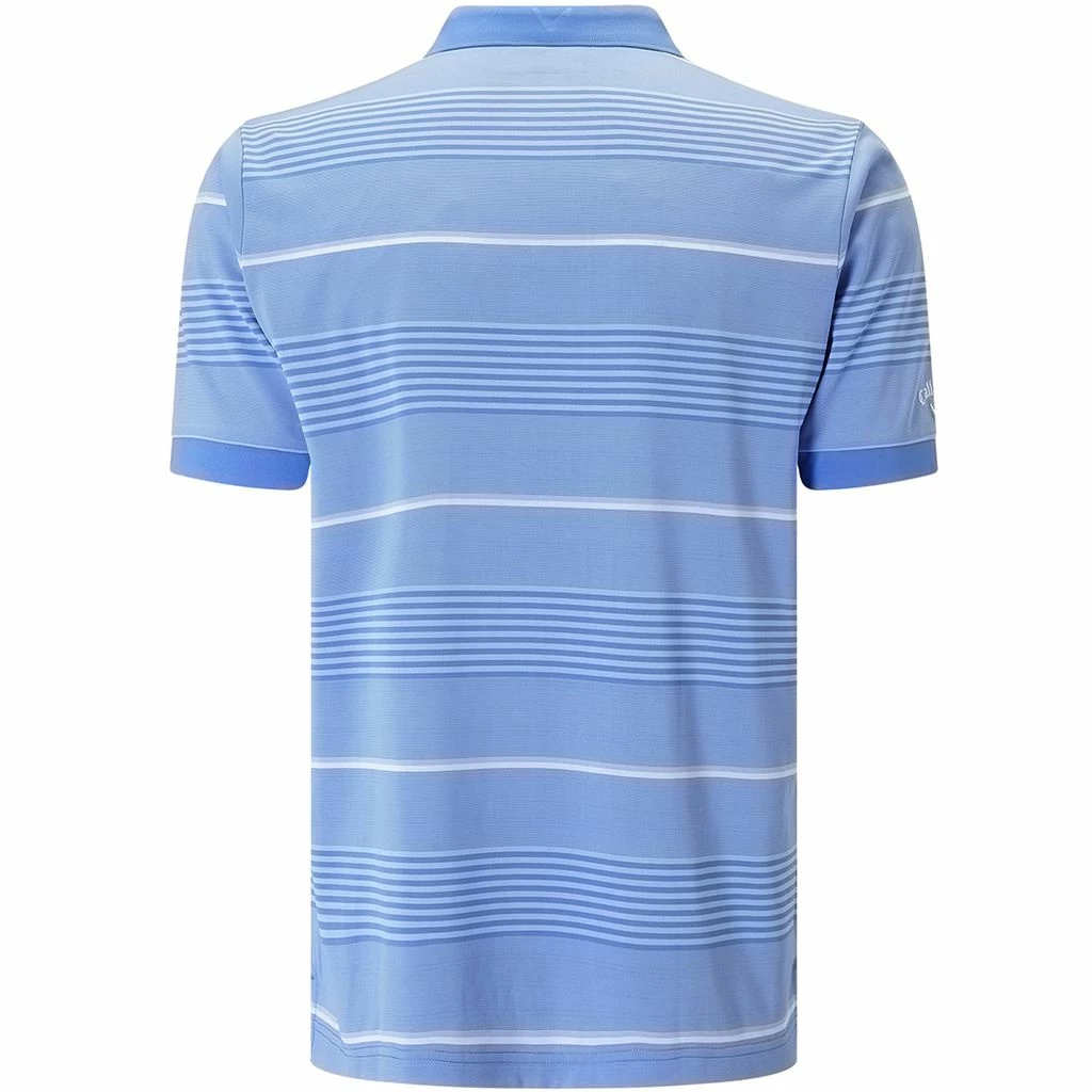 Callaway Golf Mens Opti-Dri 3 Colour Stripe Golf Polo Shirt 9 Callaway Golf Mens Opti-Dri 3 Colour Stripe Golf Polo Shirt - Image 7