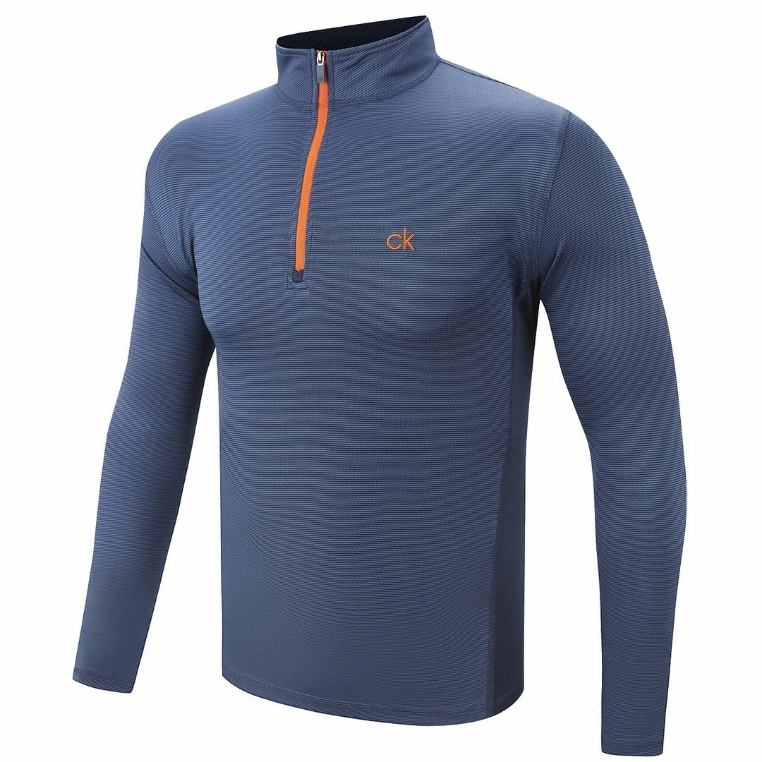 Calvin Klein Mens Performance Stripes 1/4 Zip Dri Breeze Moisture Wicking Golf Mid Layer 7 Calvin Klein Mens Performance Stripes 1/4 Zip Dri Breeze Moisture Wicking Golf Mid Layer - Image 5
