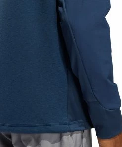 ADIDAS Golf Mens Hybrid 1/4 Zip Thermal Stretch Golf Sweater -Clubheads Sales Store 23969fa7 0511 486c a195 0f5ca9127860