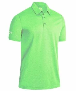 Callaway Golf Mens Heathered Jacquard Opti-Dri Stretch Golf Polo Shirt -Clubheads Sales Store 252fd034 b3cb 4df2 b10e 11f26d409003