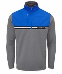 Stuburt Mens Dri-Back Flitton Mid Layer Zip Neck Windproof Golf Pullover -Clubheads Sales Store 27b2691d 2134 4219 b829 81a7b7358e93