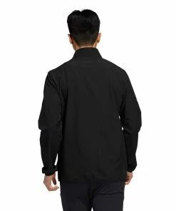 ADIDAS Golf Mens Core Wind Full Zip Water Repellent Golf Jacket -Clubheads Sales Store 2c059755 9500 462a b2f5 e4220af9b6b1