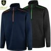 Island Green Mens 1/4 Zip Lined Top Layer Windproof Stretch Golf Sweater Pullover -Clubheads Sales Store 2d9a0d75 7e34 4735 9c41 23b63ef4c783