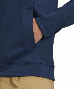 ADIDAS Golf Mens Frostguard 1/4 Zip Water Repellent Thermal Golf Jacket -Clubheads Sales Store 33411f8c eca9 4723 91a1 196aa76f47a9