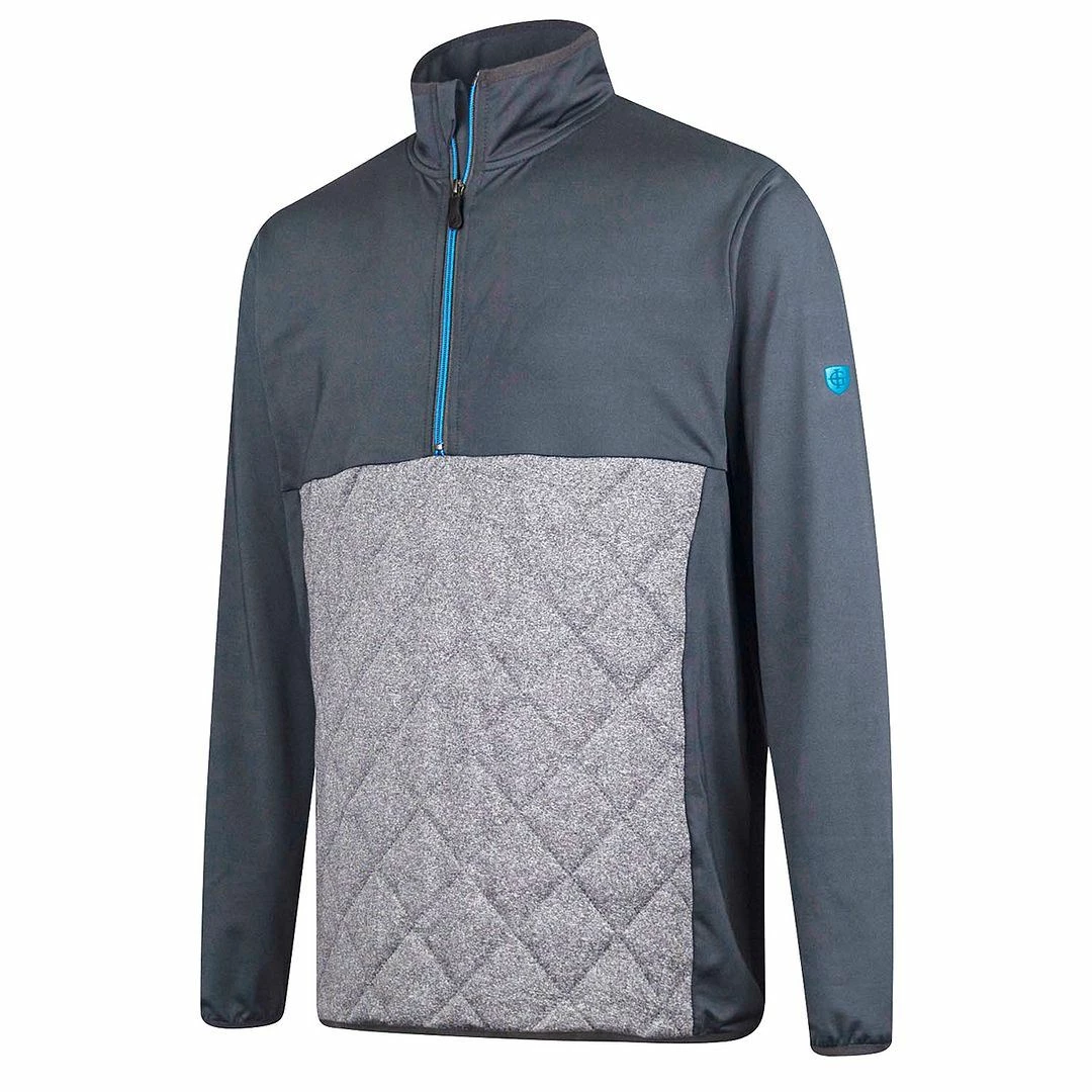 Island Green Mens Shower Resistant Windstopper 1/4 Zip Golf Jacket 5 Island Green Mens Shower Resistant Windstopper 1/4 Zip Golf Jacket - Image 3