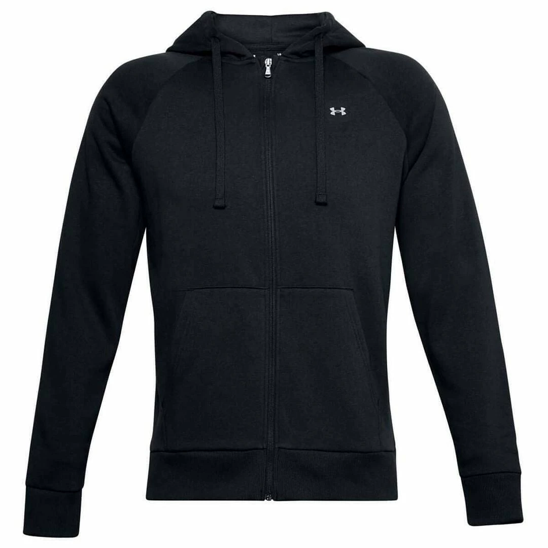 Under Armour Rival Fleece Full Zip Hoodie Mens Sports Fitness Hoody Jumper 7 Under Armour Rival Fleece Full Zip Hoodie Mens Sports Fitness Hoody Jumper - Image 5