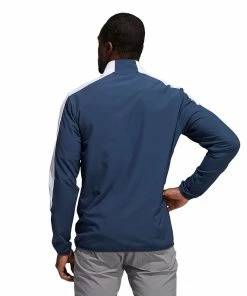 ADIDAS Golf Mens 1/4 Zip Primegreen Printed Wind Resistant Sweater Golf Pullover -Clubheads Sales Store 3d337fb8 b411 45be a071 23ce04f8215e