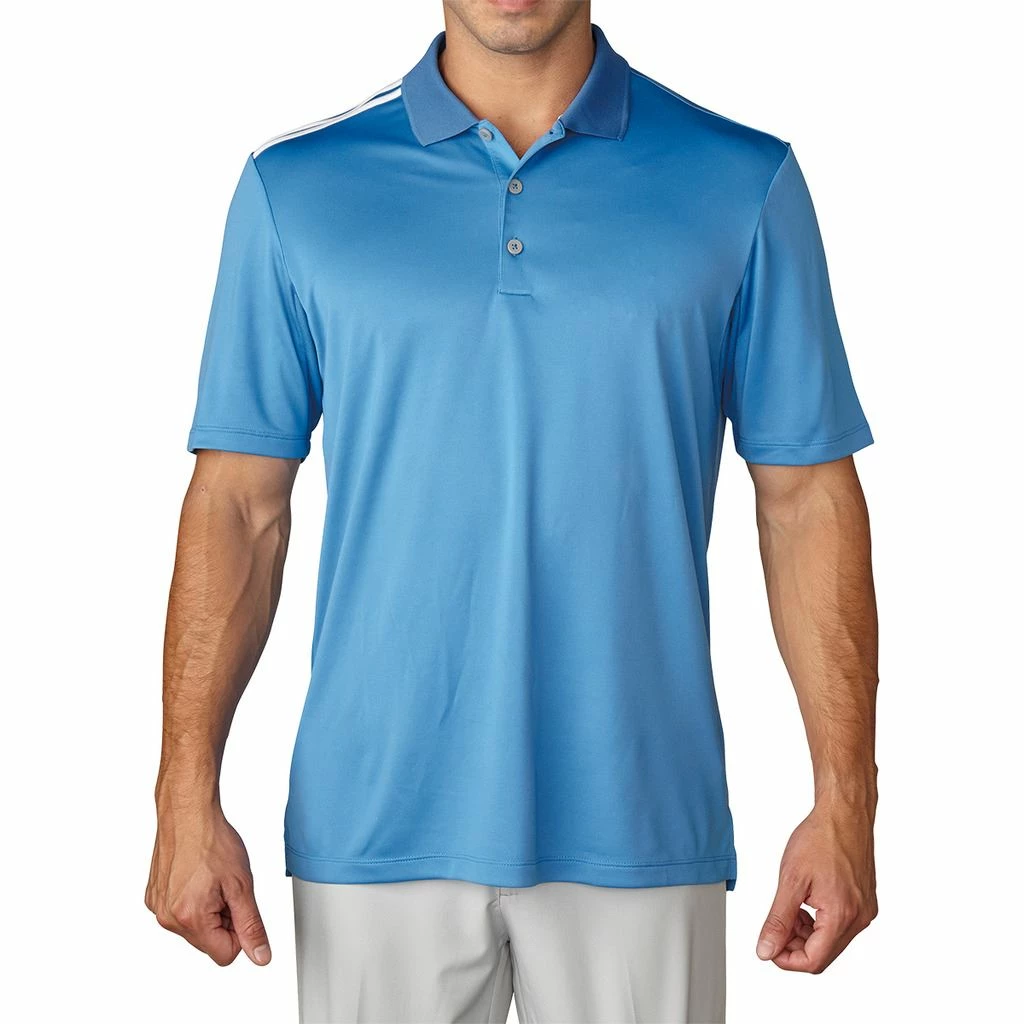 ADIDAS Climacool® 3-Stripes Shoulder Lightweight Mens Golf Polo Shirt 5 ADIDAS Climacool® 3-Stripes Shoulder Lightweight Mens Golf Polo Shirt - Image 3