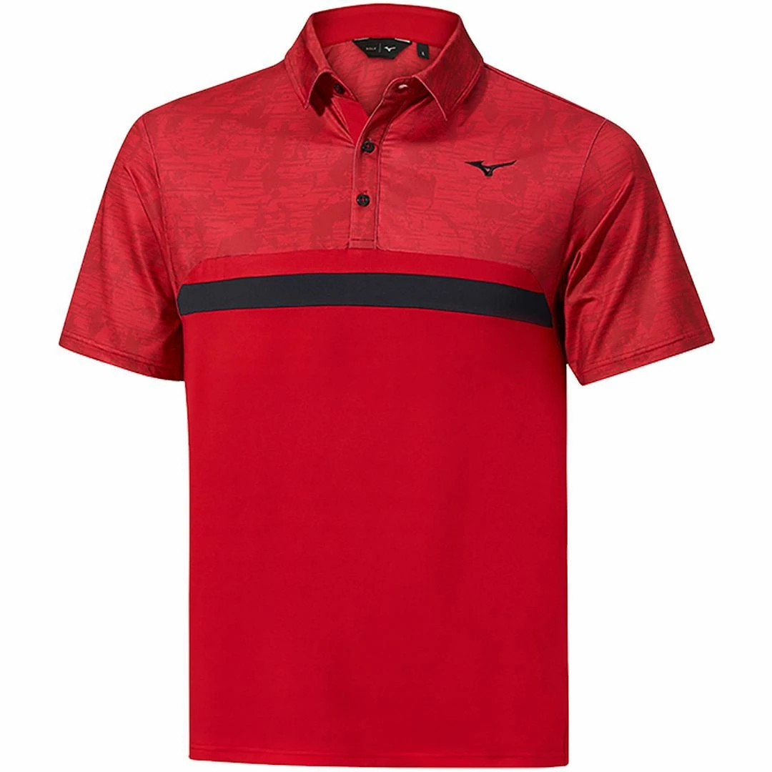 Mizuno Golf Mens Quick Dry Hazard ST Stretch Golf Polo Shirt 8 Mizuno Golf Mens Quick Dry Hazard ST Stretch Golf Polo Shirt - Image 6