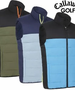 Callaway Mens Primaloft Premium Puffer Padded Thermal Water Repellent Golf Gilet Vest