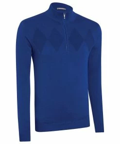 Ashworth Chest Diamond Texture 1/4 Zip Thermal Lined Wind Sweater Mens Golf Pullover -Clubheads Sales Store 43610129 49a2 45e1 8608 b5476af13557