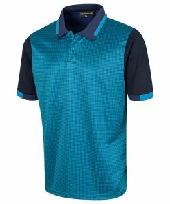 Island Green Mens Dog Tooth Check Coolpass Moisture Wicking Golf Polo Shirt -Clubheads Sales Store 47739fdb fea7 45ef 9ad8 01cbafc66006