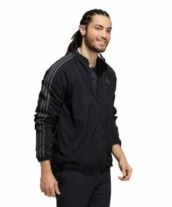 ADIDAS Golf Mens 3-Stripes Primegreen Fully Lined Full Zip Stretch Golf Jacket -Clubheads Sales Store 4820d0c3 2395 4cf0 980d de9aa17f51de