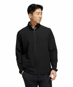 ADIDAS Golf Mens Core Wind Full Zip Water Repellent Golf Jacket -Clubheads Sales Store 4d818fc1 47a5 4181 8cdd fcd0f1a60dda
