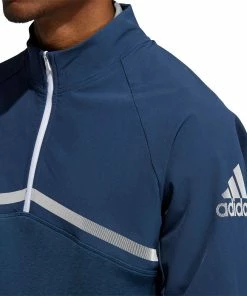 ADIDAS Golf Mens Hybrid 1/4 Zip Thermal Stretch Golf Sweater -Clubheads Sales Store 4db2a321 3399 476c 8724 7fb2fda7f7d3