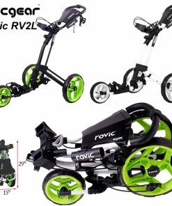 Clicgear Rovic RV2L 3-Wheel Pull/Push Golf Trolley/Cart