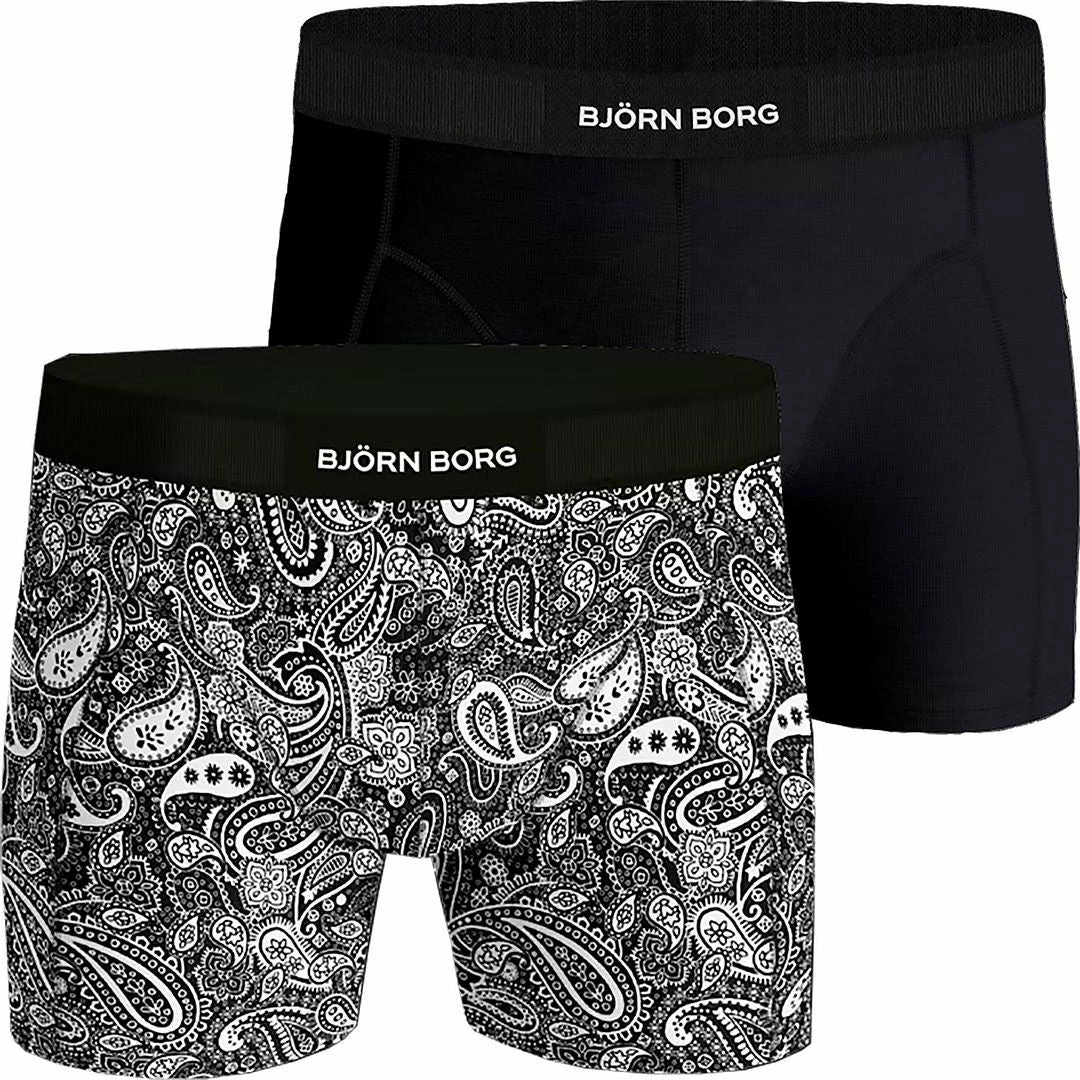 Bjorn Borg Mens Premium Cotton Shorts Boxer Briefs Underwear Many Choices 2-PACK 8 Bjorn Borg Mens Premium Cotton Shorts Boxer Briefs Underwear Many Choices 2-PACK - Image 6