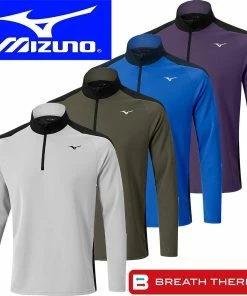 Mizuno Golf Mens Winter Breeze 1/4 Zip Lightweight Golf Sweater Pullover