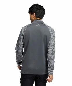 ADIDAS Golf Mens Camo Hybrid Layering Sweatshirt Stretch Golf Sweater -Clubheads Sales Store 5b2febff 6085 4f28 a93e 85a866b52a2f