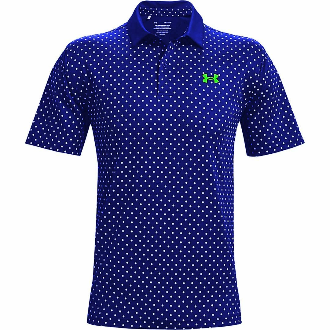 Under Armour Golf UA Performance Printed Polo Stretch Mens Golf Polo Shirt 11 Under Armour Golf UA Performance Printed Polo Stretch Mens Golf Polo Shirt - Image 9