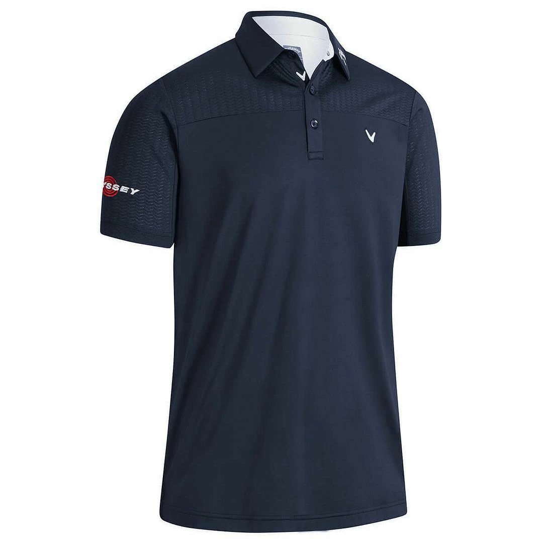 Callaway Golf Mens Odyssey Ventilated Block Stretch Golf Polo Shirt 11 Callaway Golf Mens Odyssey Ventilated Block Stretch Golf Polo Shirt - Image 9
