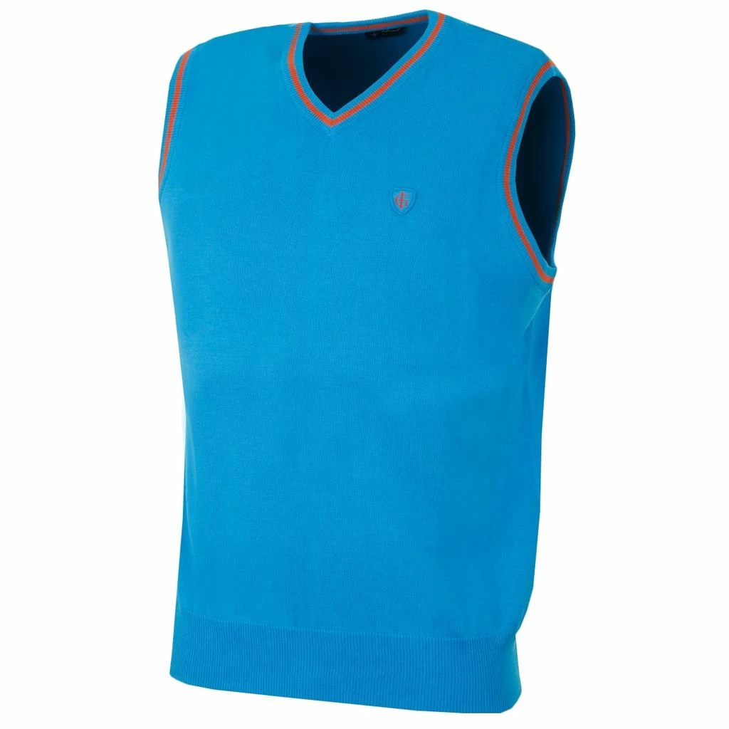 Island Green Mens V Neck Cotton Slipover Golf Pullover 9 Island Green Mens V Neck Cotton Slipover Golf Pullover - Image 7