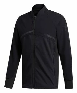 ADIDAS Golf Mens Hybrid Full Zip Water Resistant Golf Jacket