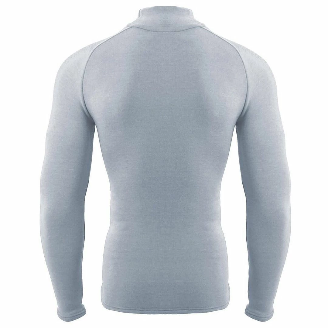 ZeroFit Mens Heat Rub The Ultimate Mock Neck Long Sleeve Top Comfort Baselayer 7 ZeroFit Mens Heat Rub The Ultimate Mock Neck Long Sleeve Top Comfort Baselayer - Image 5
