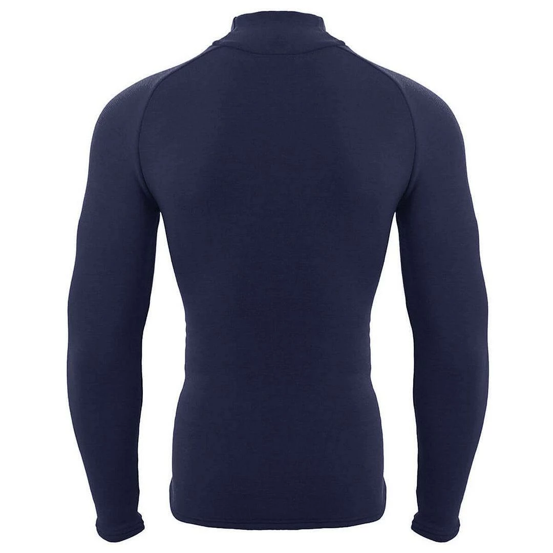 ZeroFit Mens Heat Rub The Ultimate Mock Neck Long Sleeve Top Comfort Baselayer 9 ZeroFit Mens Heat Rub The Ultimate Mock Neck Long Sleeve Top Comfort Baselayer - Image 7