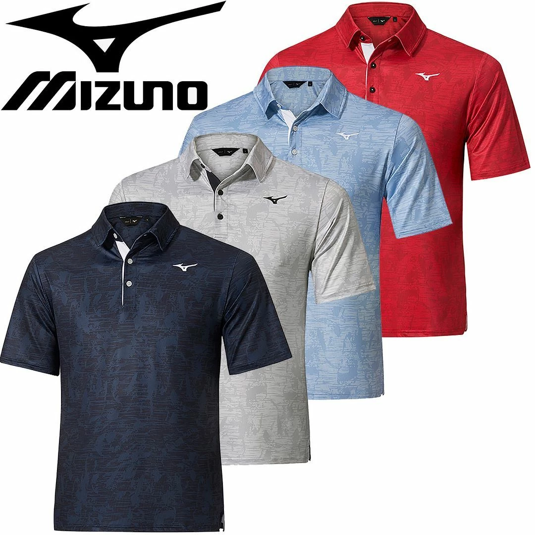 Mizuno Golf Mens Quick Dry Hazard Stretch Golf Polo Shirt 3 Mizuno Golf Mens Quick Dry Hazard Stretch Golf Polo Shirt