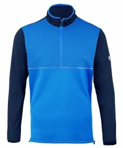 Island Green Mens 1/4 Zip Neck Top Layer Ribbed Yoke Wicking Stretch Golf Sweater -Clubheads Sales Store 6e63dd88 43fe 4312 b131 9cc92b75b883