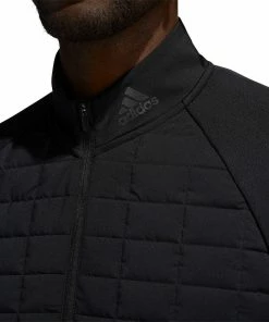 ADIDAS Golf Mens Frostguard 1/4 Zip Water Repellent Thermal Golf Jacket -Clubheads Sales Store 6f663bc0 565a 4dba a4b1 250118674bd4