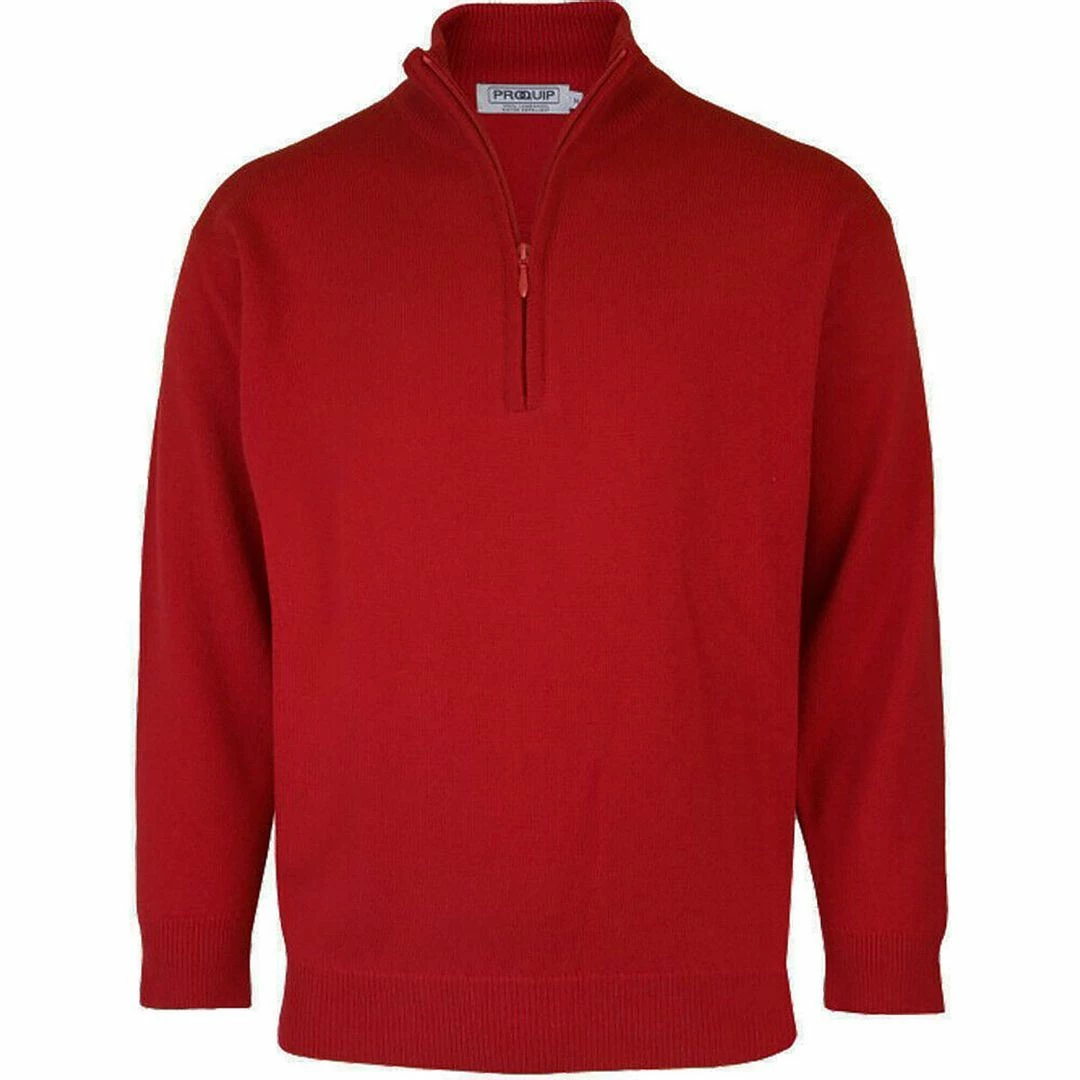 PROQUIP Mens Lambswool Unlined Half Zip Neck Jumper Water Repellent Golf Sweater 14 PROQUIP Mens Lambswool Unlined Half Zip Neck Jumper Water Repellent Golf Sweater - Image 12