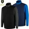 Island Green Mens Top Layer 1/4 Zip With Ribbed Yoke Windproof Golf Sweater Pullover -Clubheads Sales Store 77547be9 f448 4ae8 aa07 f8dd88d69e77