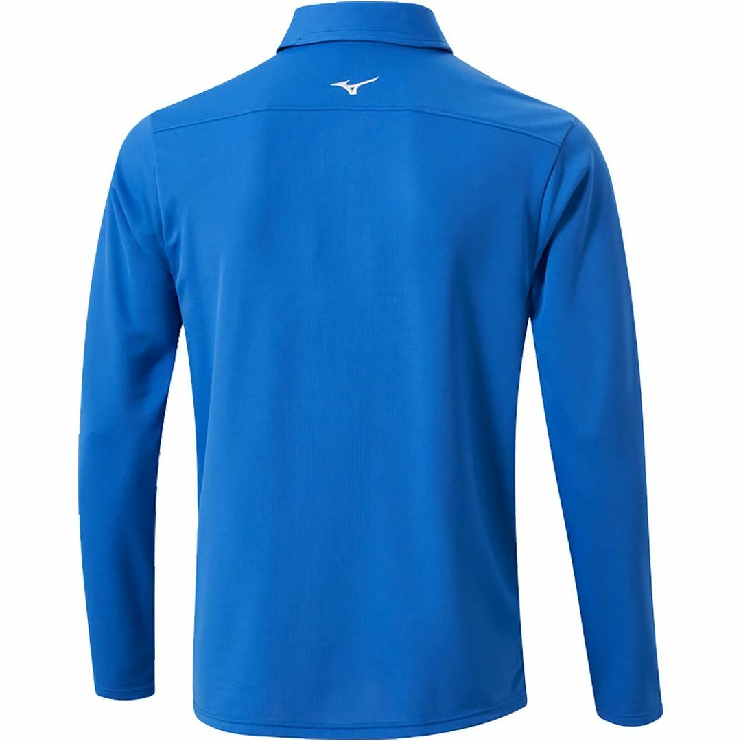 Mizuno Golf Mens Breath Thermo Long Sleeve Lightweight Golf Polo Shirt 9 Mizuno Golf Mens Breath Thermo Long Sleeve Lightweight Golf Polo Shirt - Image 7